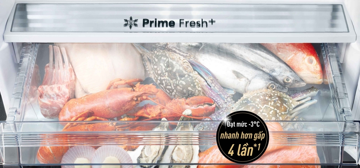 Tủ lạnh Panasonic NR-BX471XGKV hai cánh mặt kính, ngăn đá dưới 2022