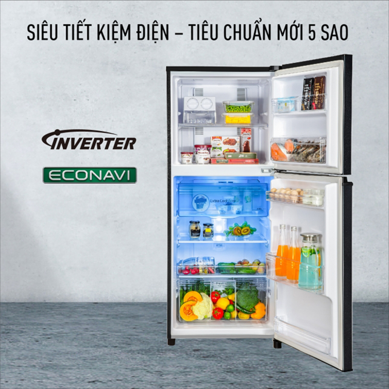 Tủ lạnh Panasonic Inverter 268 lít NR-TV301VGMV tiết kiệm điện
