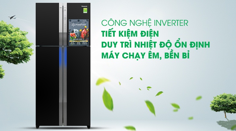 Tủ lạnh Panasonic inverter 550 lít NR-DZ600GXVN 