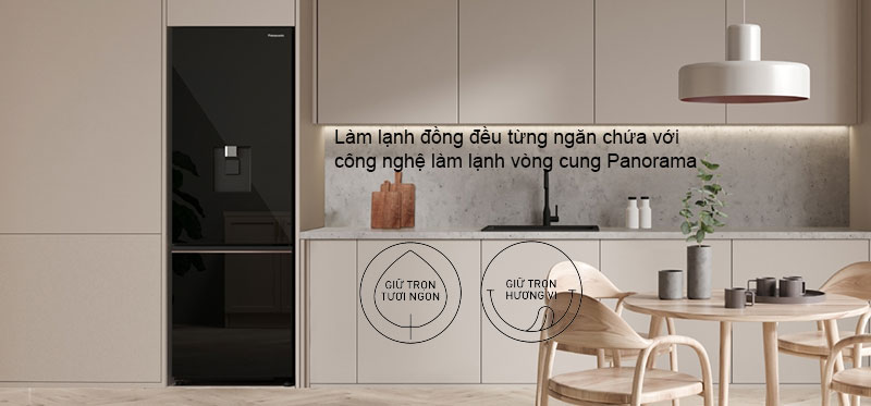 Tủ lạnh Panasonic inverter 325 lít NR-BV361GPKV 2022 giá rẻ