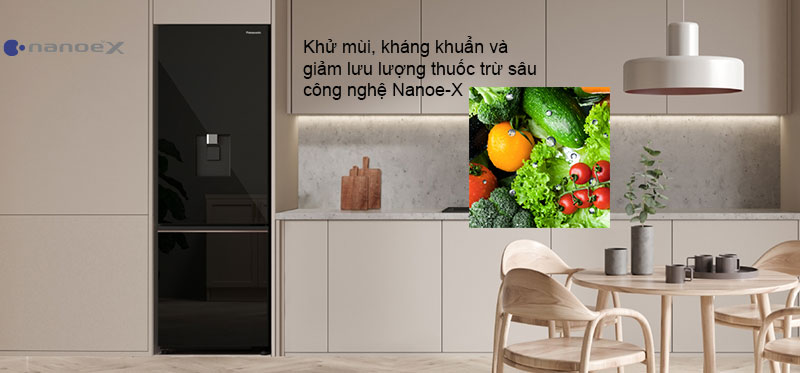 Tủ lạnh Panasonic inverter 325 lít NR-BV361GPKV 2022 giá rẻ