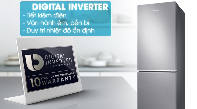 Tủ lạnh Samsung Inverter 310 lít RB30N4010S8/SV 2 cánh