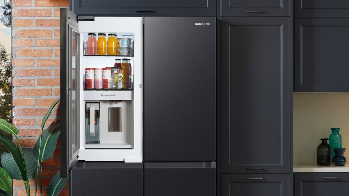 Tủ lạnh Samsung 4 cánh inverter 648 lít RF59C766FB1 2023 giá tốt