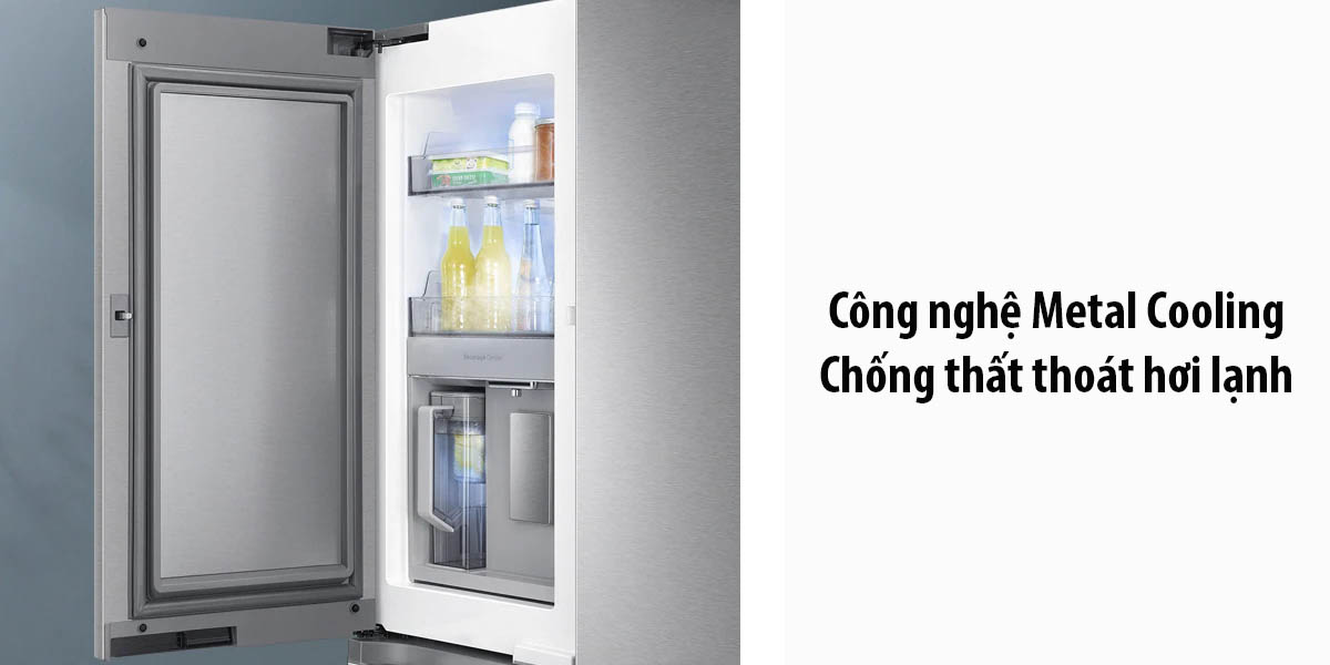 Tủ lạnh 4 cánh Samsung inverter 648 lít RF59CB66F8S/SV 2023 giá tốt