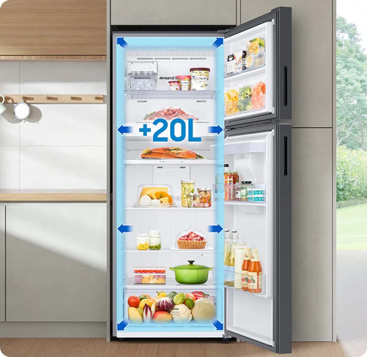 Tủ lạnh Samsung inverter 305 lít RT31CG5424S9 2023 giá tốt