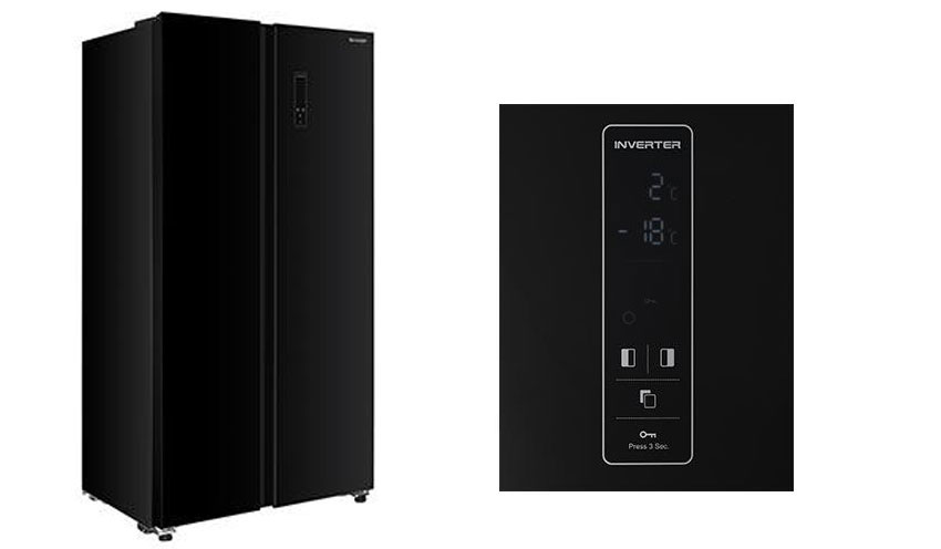 Tủ lạnh SBS Sharp inverter 532 lít SJ-SBX530VG-BK