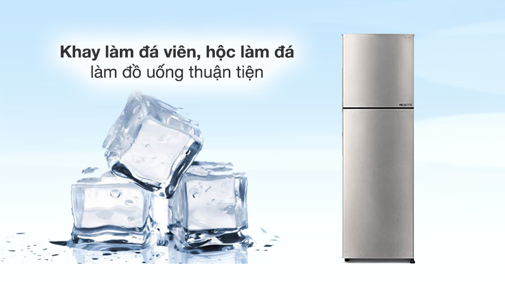 Tủ lạnh Sharp inverter 224 lít SJ-X252AE-SL 2023