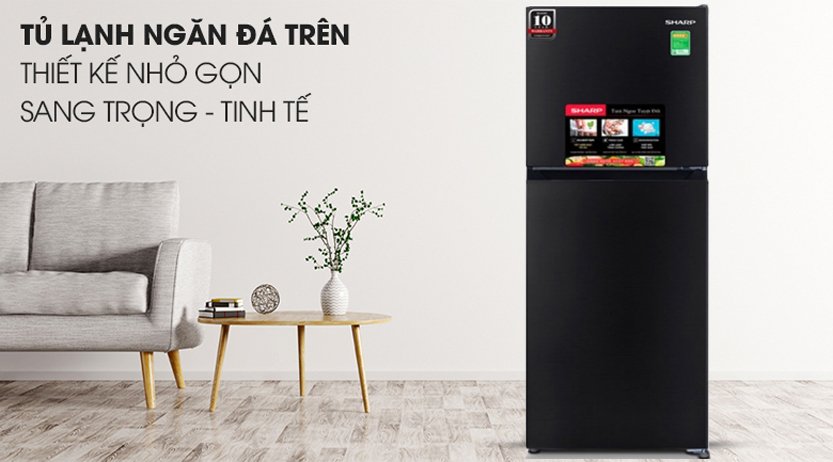 Tủ lạnh Sharp 2 cửa Inverter 215 lít SJ-X215V-DG 2023