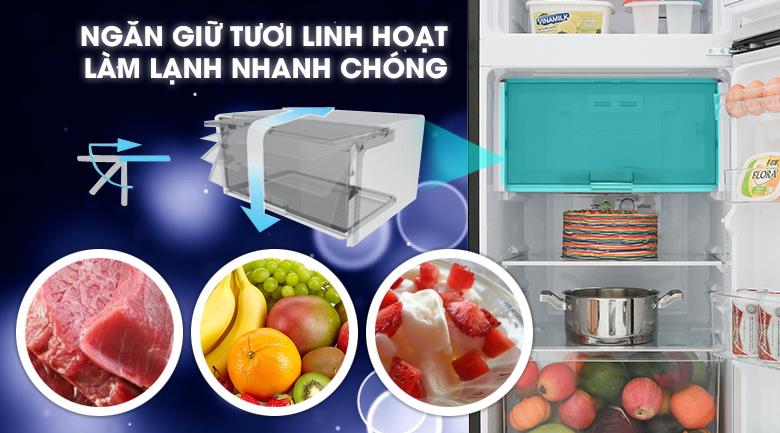 Tủ lạnh Sharp SJ-X201E-DS, 196 Lít, 2 cánh, J-Tech Inverter