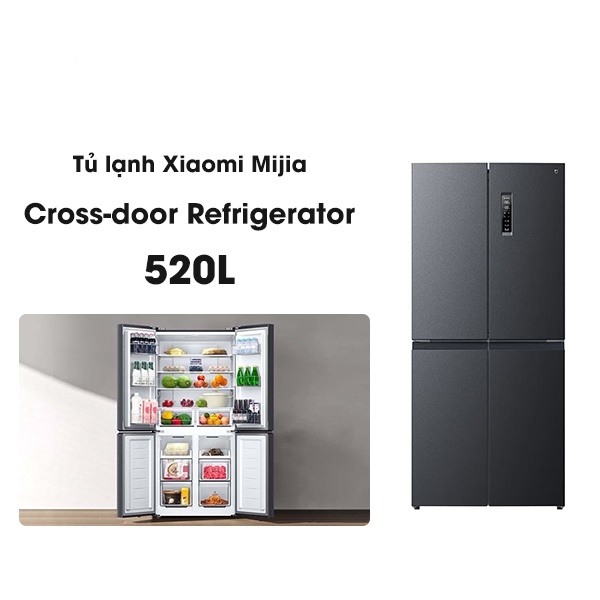 Tủ lạnh Xiaomi Mijia 4 cánh inverter 520 lít BCD-520WMSA