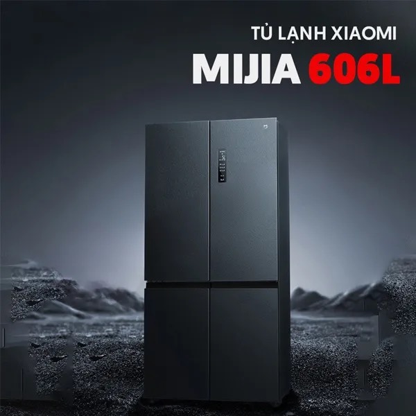 Tủ lạnh Xiaomi Mijia inverter 4 cánh 606 lít BCD-606WMFSA có đông mềm