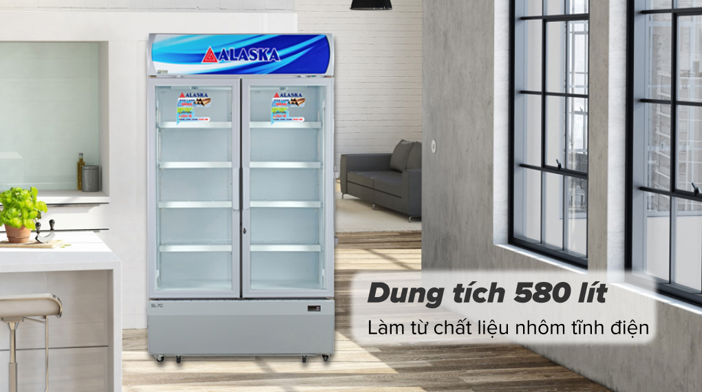 Tủ mát Alaska 580 lít SL 7C giá rẻ chính hãng