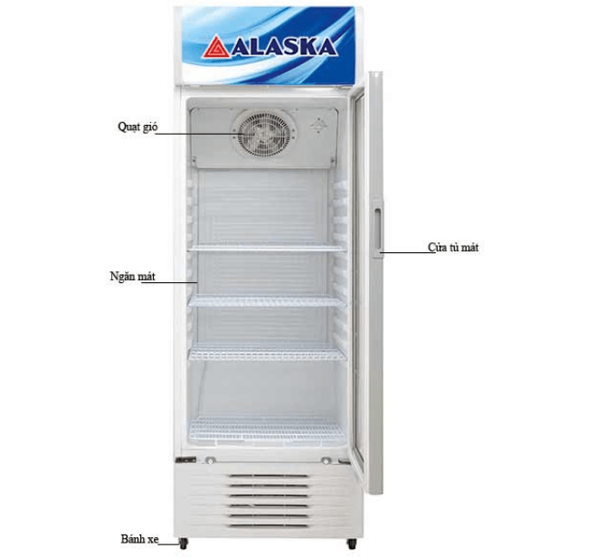 Tủ mát đứng Alaska 250 lít LC-333H 