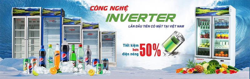 Tủ mát Sanaky inverter 340 lít VH408K3L