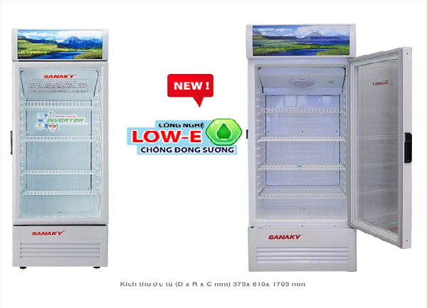 Tủ mát Inverter Sanaky VH-408K3 400 lít