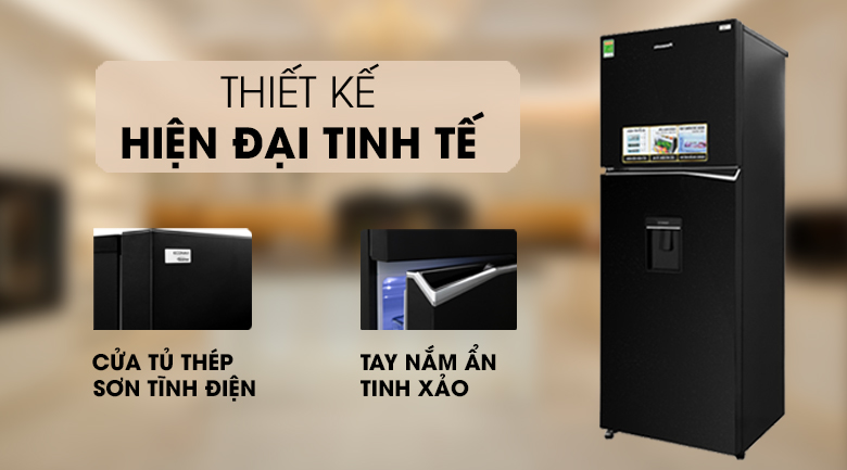 Tủ lạnh Panasonic inverter 366 lít NR-BL381WKVN giá tốt