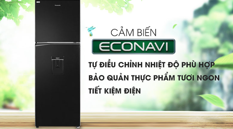 Tủ lạnh Panasonic inverter 366 lít NR-BL381WKVN giá tốt