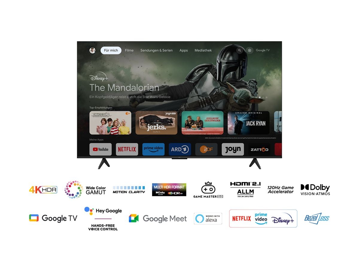 [2024] Google Tivi TCL 4K 75 inch 75P755 Pro chính hãng giá tốt
