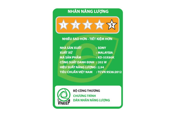 Google Tivi Sony 4K 55 inch 55X80K chính hãng