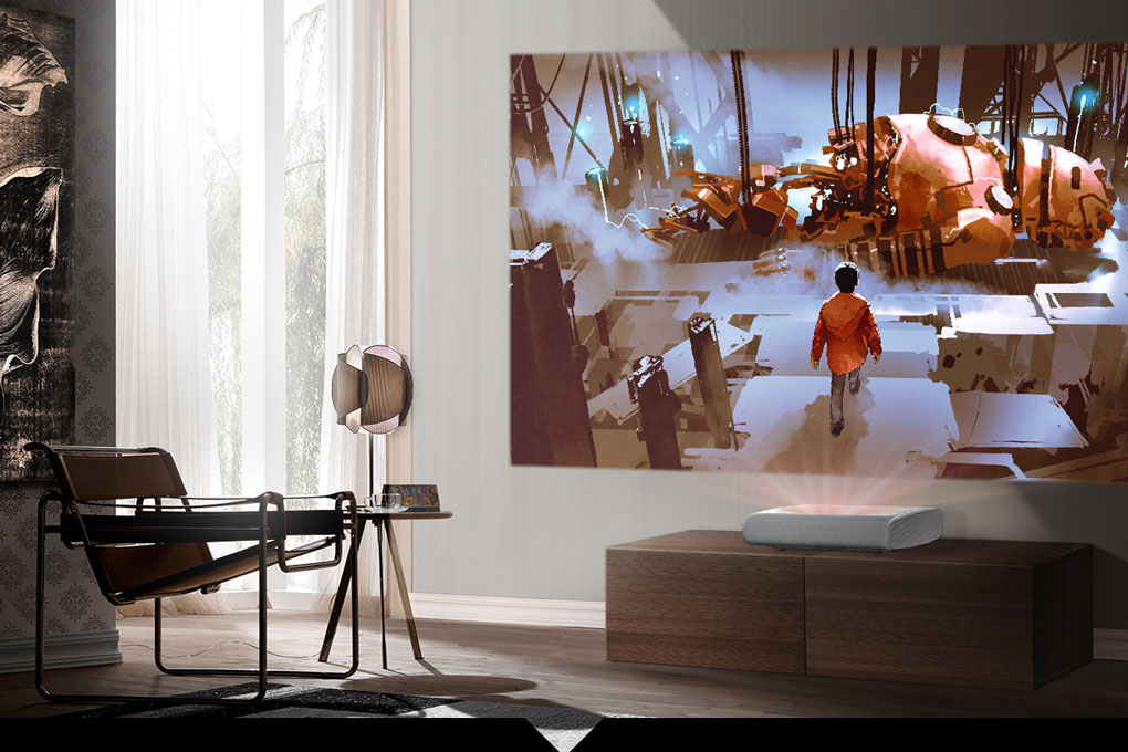 Máy chiếu siêu gần Smart Samsung The Premiere 4K 130 inch SP-LSP9TKAXXV giá tốt