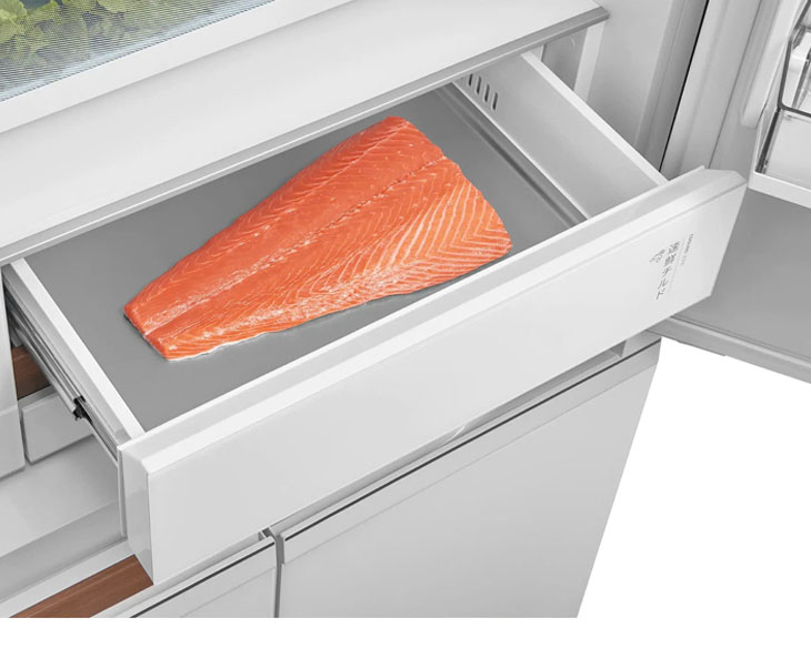 [2024] Tủ lạnh Toshiba inverter 535 lít GR-RF695WI-PGV(67) mặt kính trắng, giá tốt