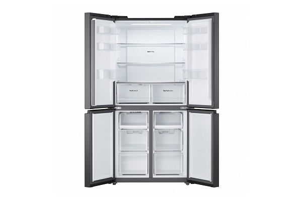 Tủ lạnh LG Inverter 474 lít Multi Door 4 cánh LFB47BLG mặt gương đen, giá tốt