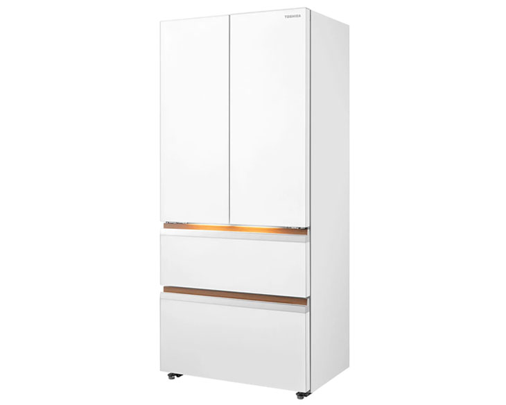 [2024] Tủ lạnh Toshiba Inverter 533 lít Japandi Multi Door GR-RF690WI-PGV(67) mặt kính trắng, giá tốt