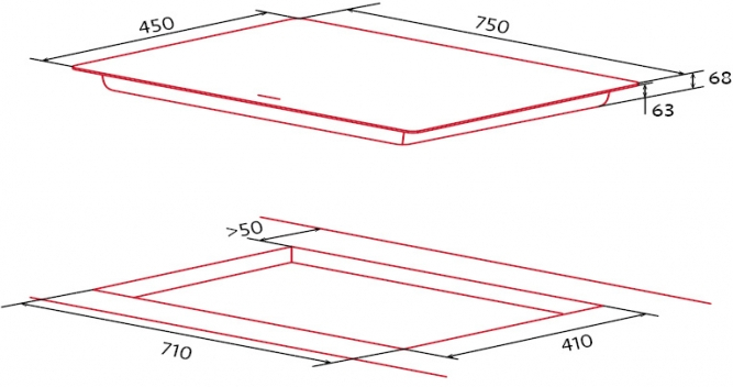 Bếp điện từ Nodor Norcook IV N7503 BK nhập khẩu
