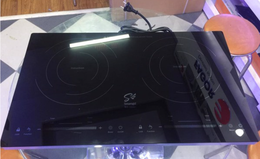 Bếp từ dương Smaragd 2 vùng nấu SI2-6688+ giá rẻ