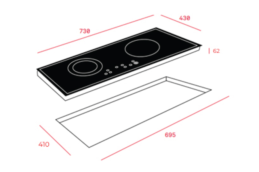 Bếp từ Teka IB 702 giá tốt, hàng chính hãng