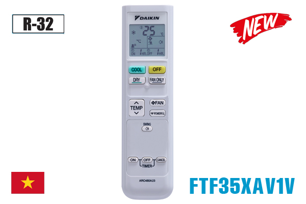 Điều hòa Daikin 1 chiều 12000 btu FTF35XAV1V