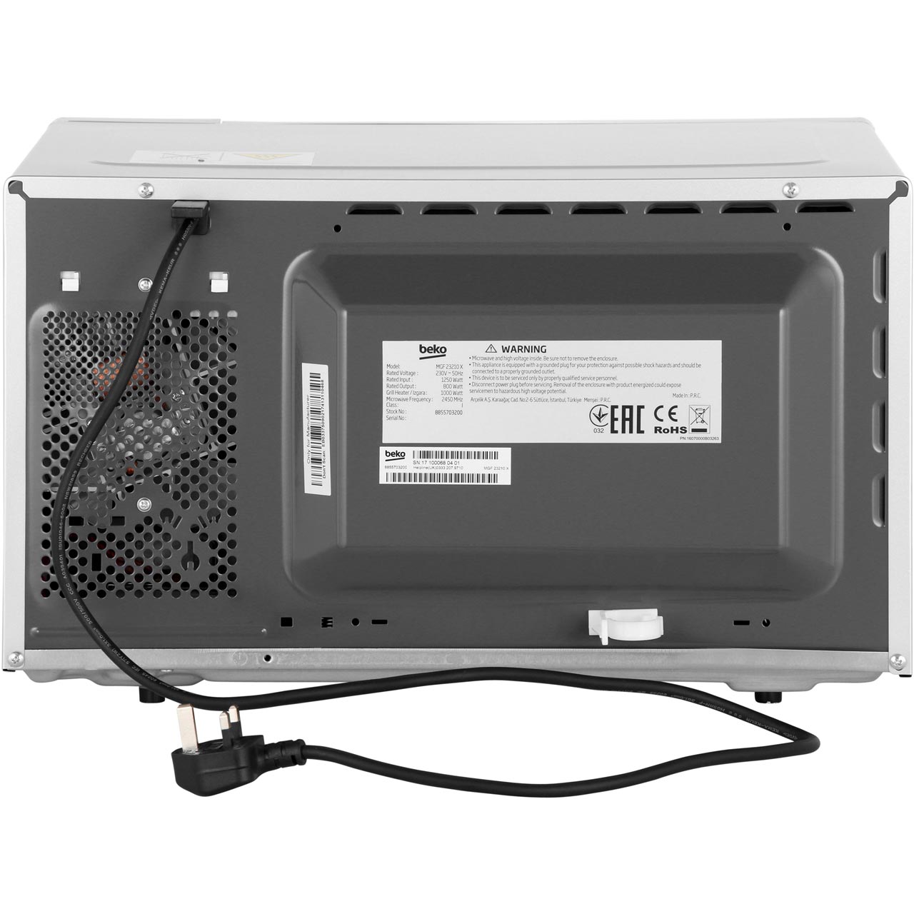 Lò vi sóng có nướng BEKO MGF23210X 23 lít giá rẻ