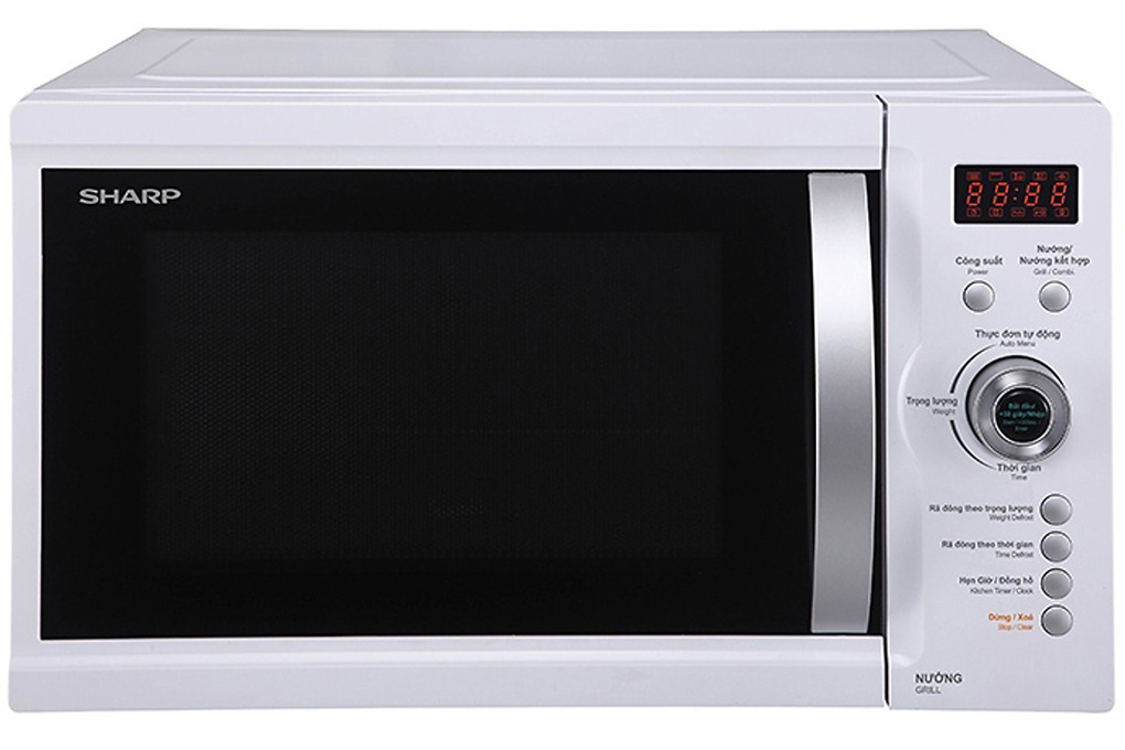 Lò vi sóng Sharp có nướng 23 lít R-G371VN-W chính hãng giá tốt