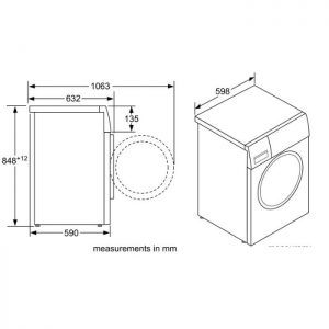 Máy giặt Bosch WAW28480SG series 8 chính hãng nhập khẩu Đức