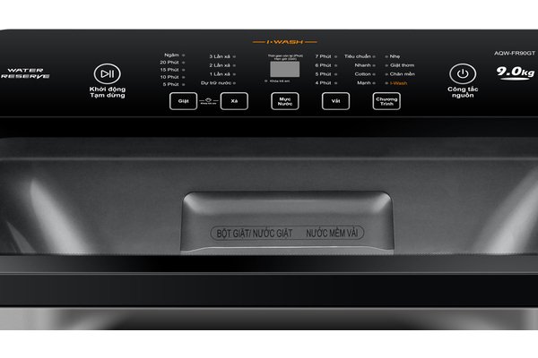 Máy giặt lồng đứng Aqua 9 kg inverter AQW-F91GT.S giá rẻ