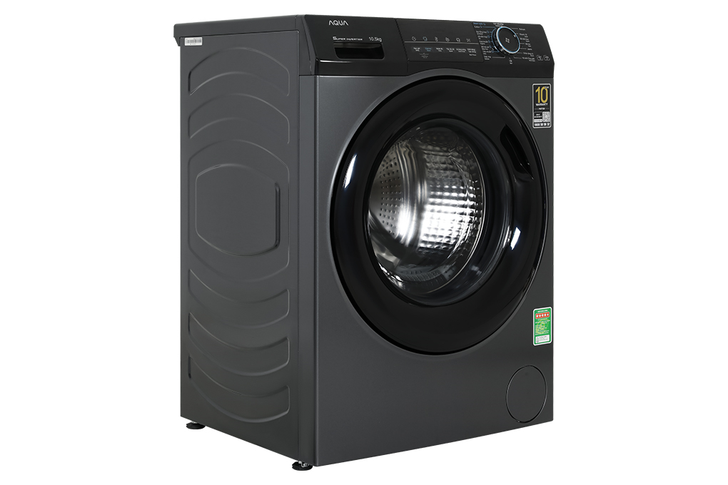 Máy giặt lồng ngang Aqua inverter 10.5 kg AQD-A1052J BK 2023