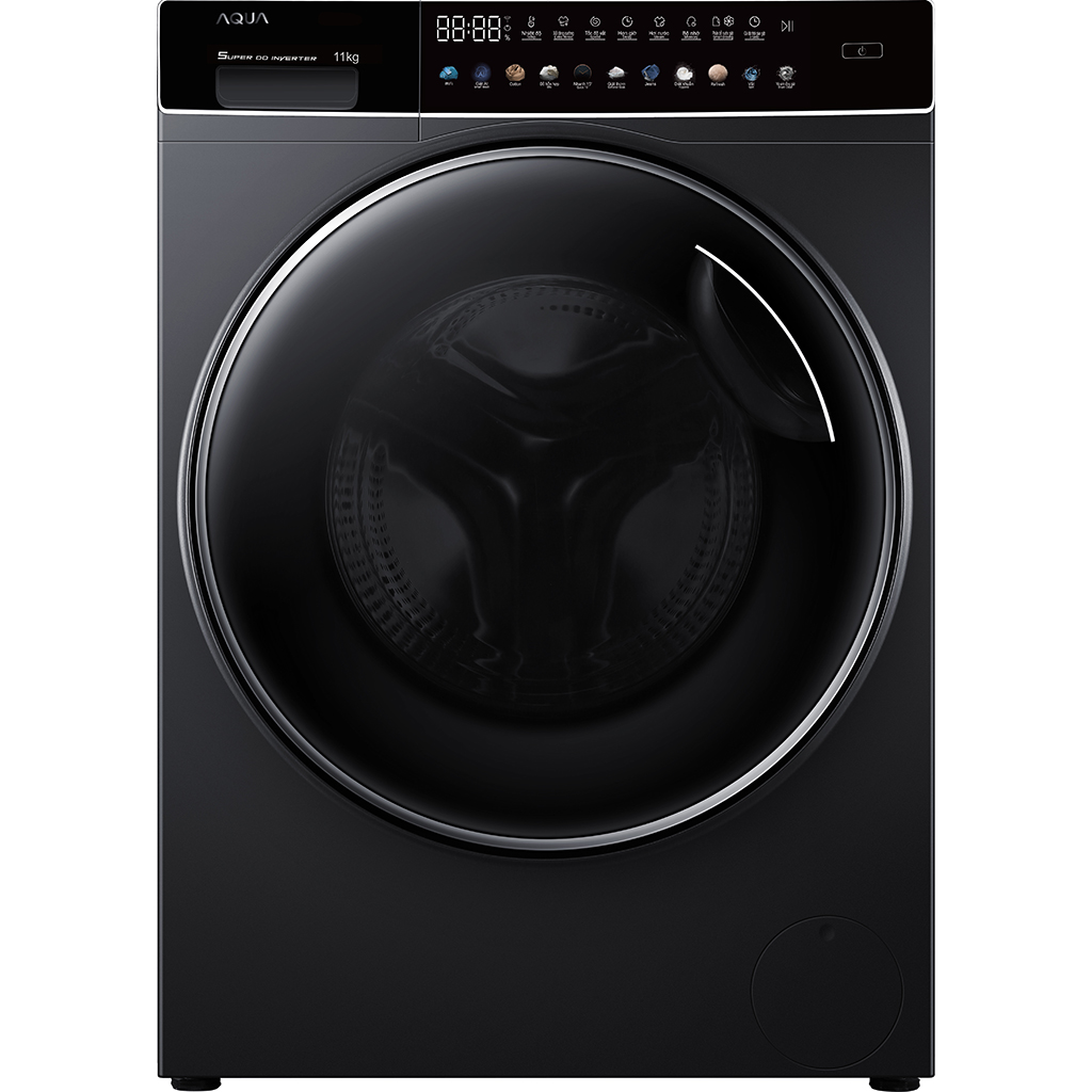 Máy giặt lồng ngang Aqua inverter 11 kg AQD-DDW1100J.BK 2023