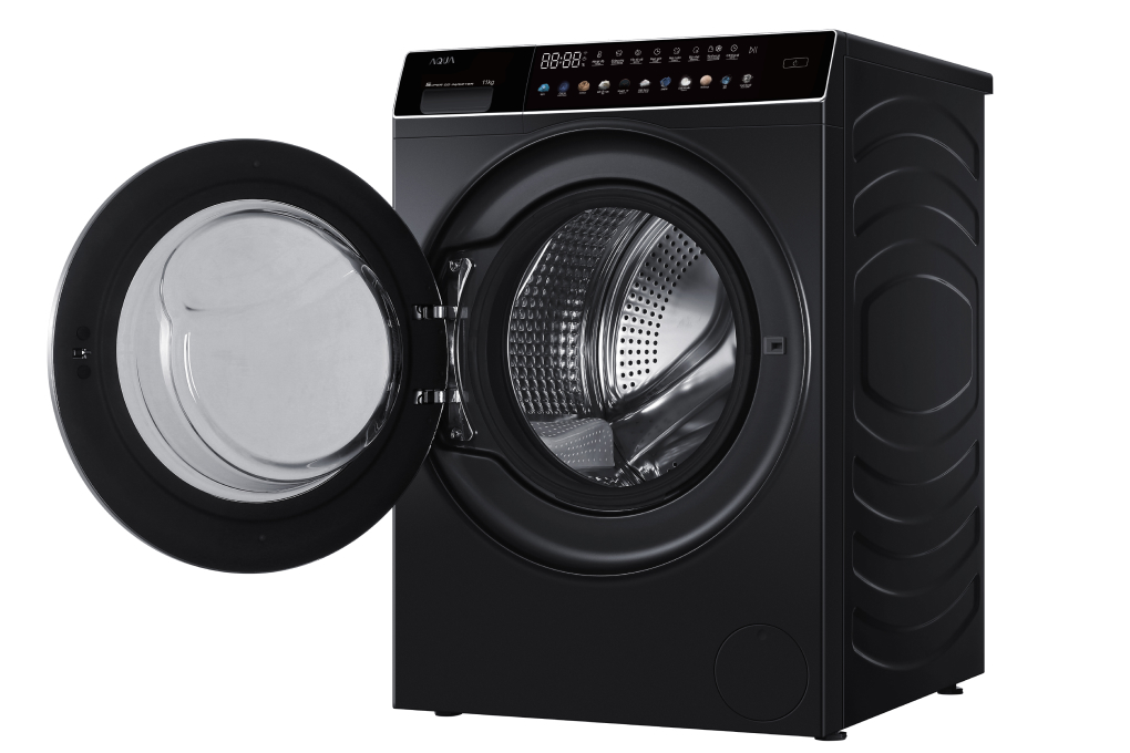 Máy giặt lồng ngang Aqua inverter 11 kg AQD-DW1100J.BK 2023