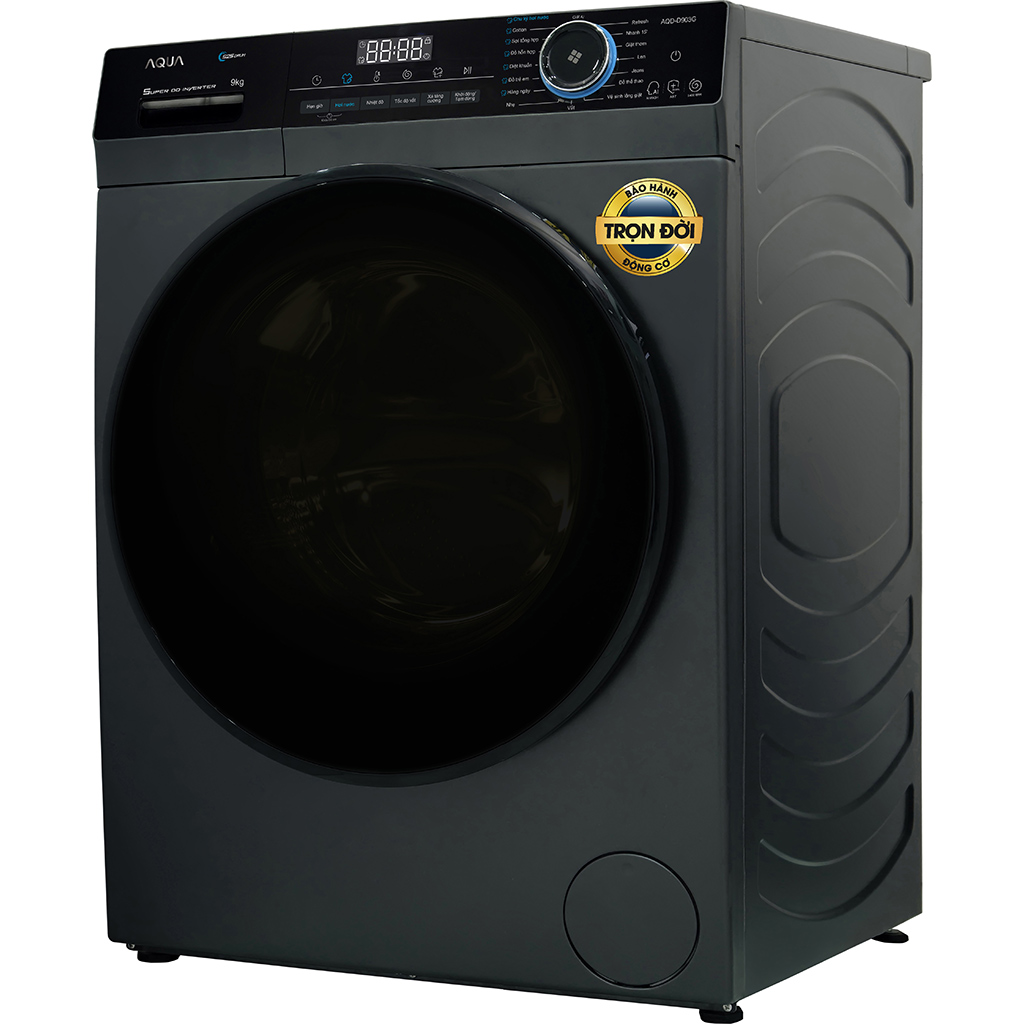 Máy giặt lồng ngang Aqua inverter 9 kg AQD-D903G.BK giá rẻ