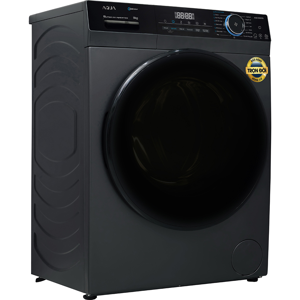 Máy giặt lồng ngang Aqua inverter 9 kg AQD-D903G.BK giá rẻ