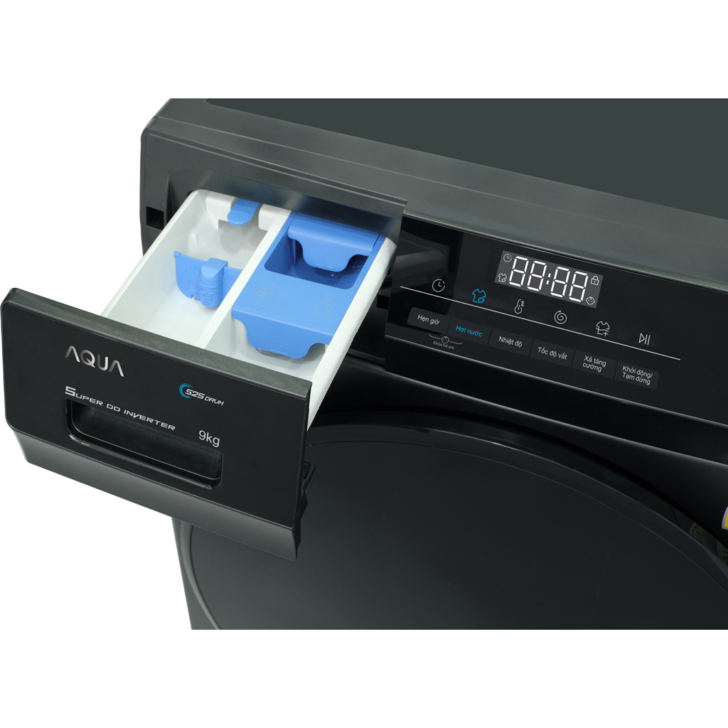 Máy giặt lồng ngang Aqua inverter 9 kg AQD-D903G.BK giá rẻ
