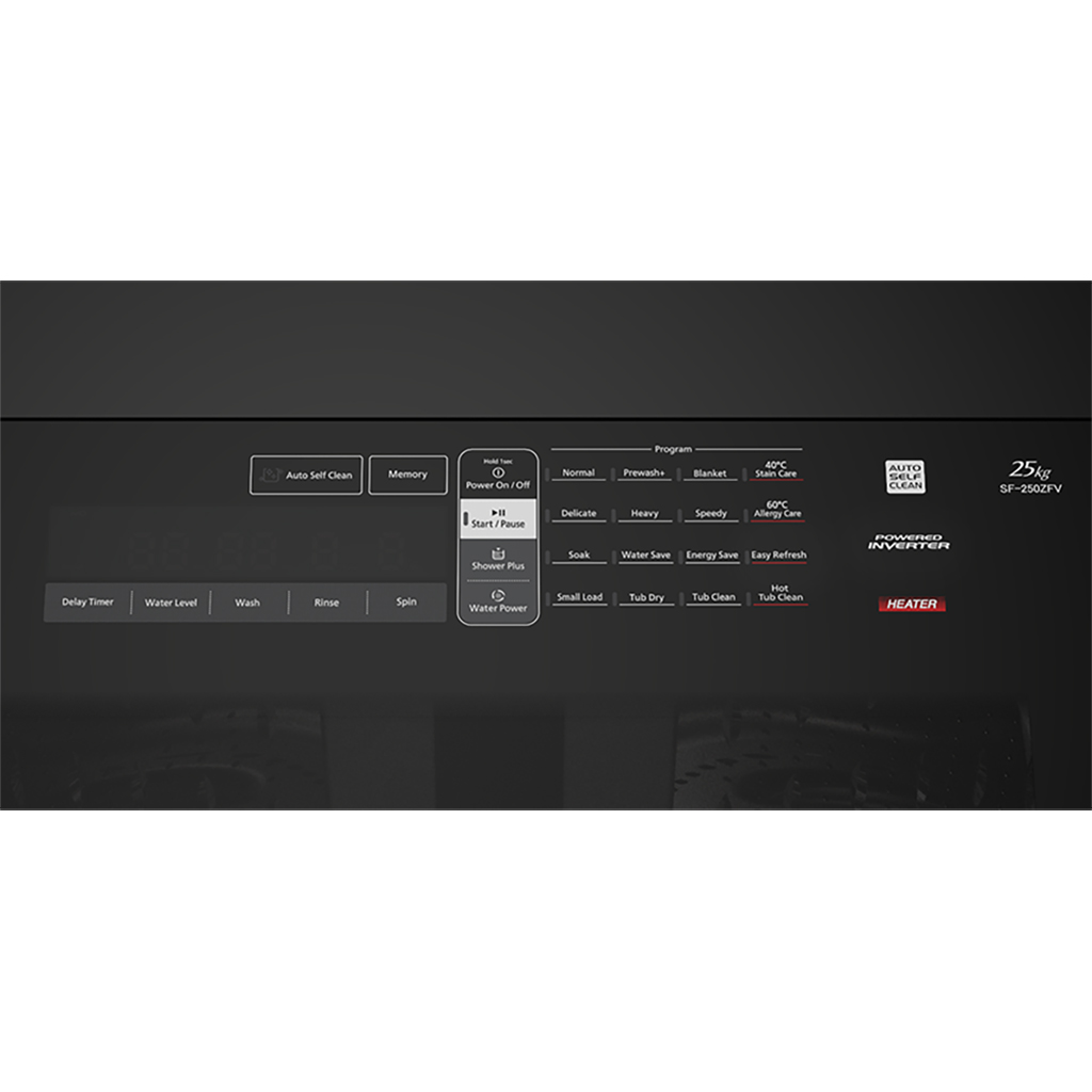 Máy giặt lồng đứng Hitachi inverter 25 kg SF-250ZFVAD SS giá tốt