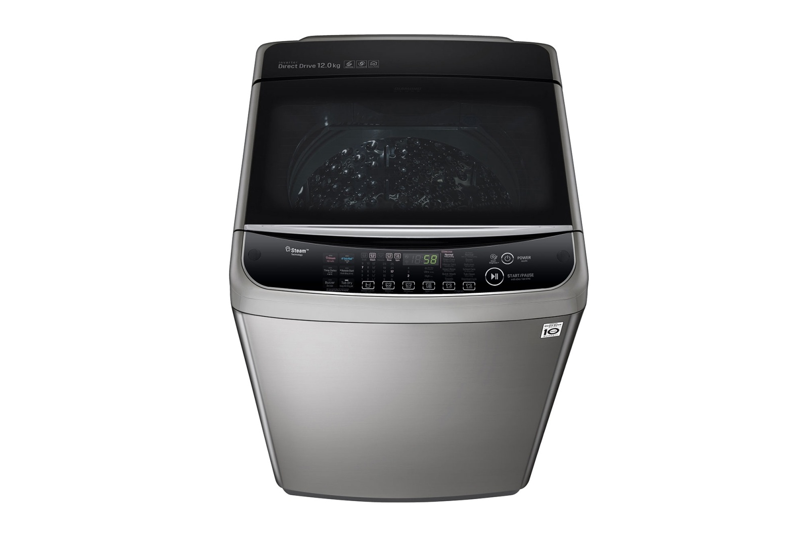 Máy giặt lồng đứng LG inverter 12 kg TurboWash3D TH2112SSAV chính hãng