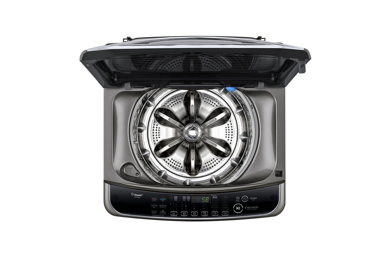 Máy giặt lồng đứng LG inverter 12 kg TurboWash3D TH2112SSAV chính hãng