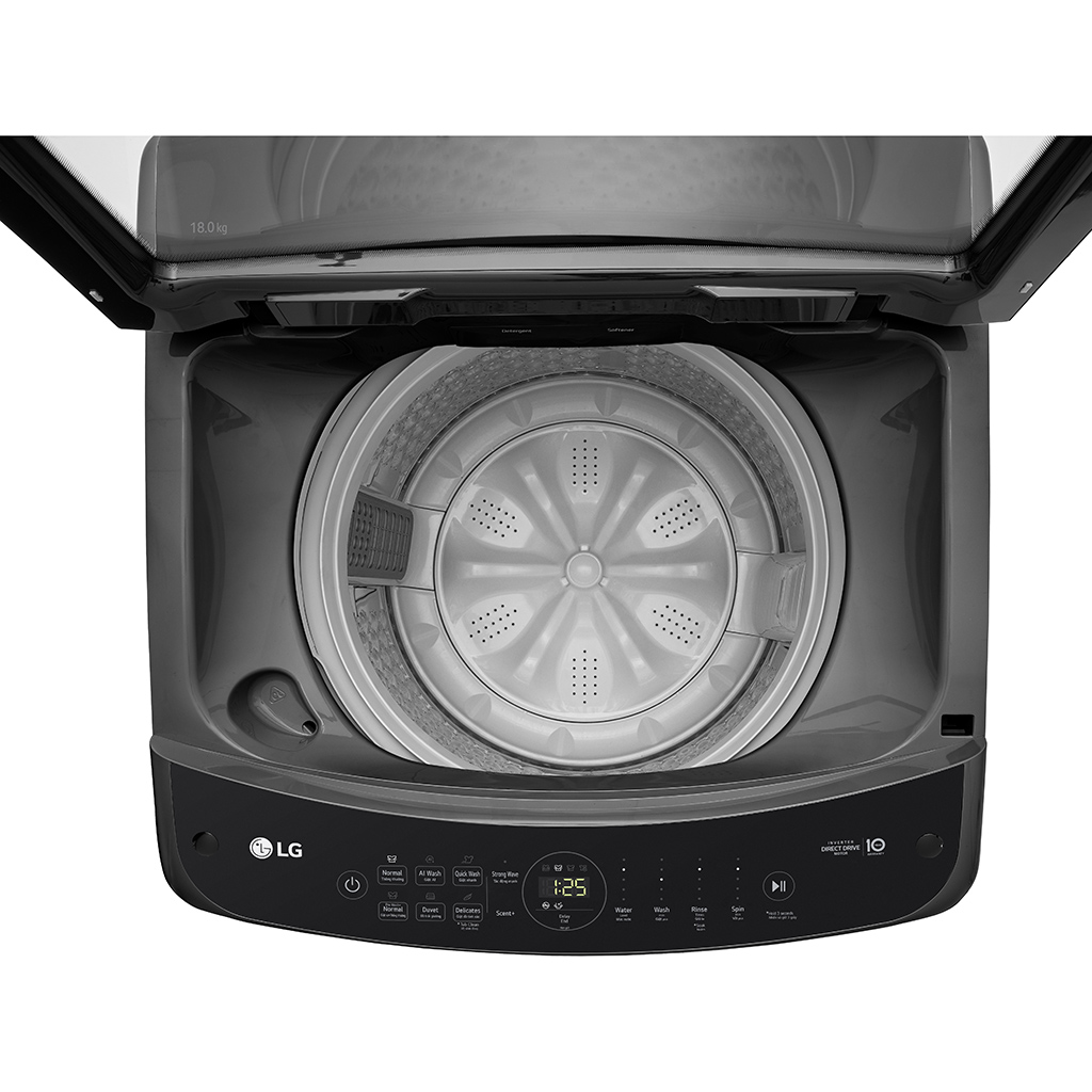 Máy giặt lồng đứng LG inverter 18kg TV2518DV3B 2023