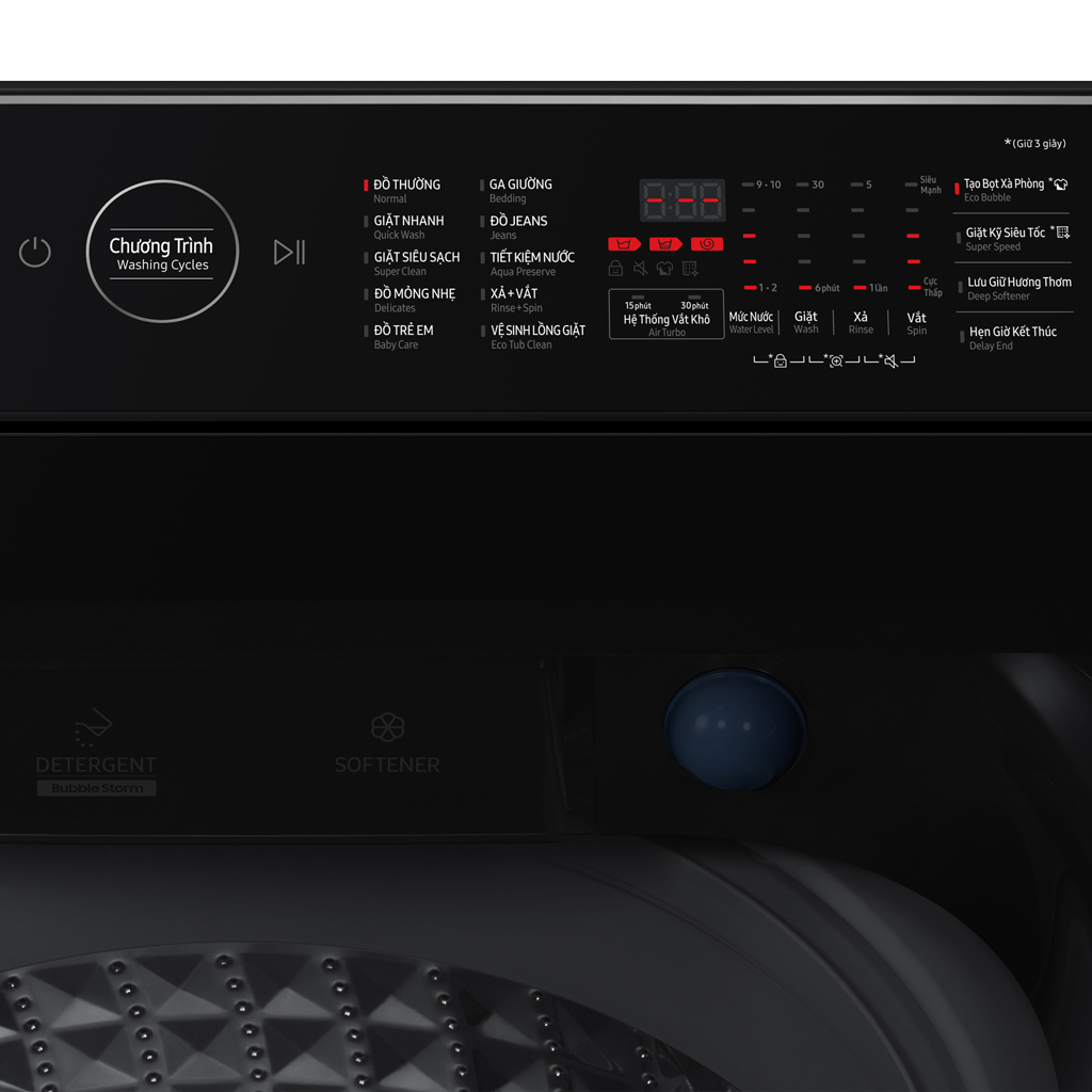 Máy giặt lồng đứng Samsung inverter 12 kg WA12CG5745BVSV 2023