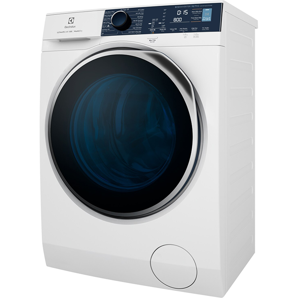 Máy giặt sấy lồng ngang Electrolux 10 kg và sấy 7 kg EWW1024P5WB chính hãng