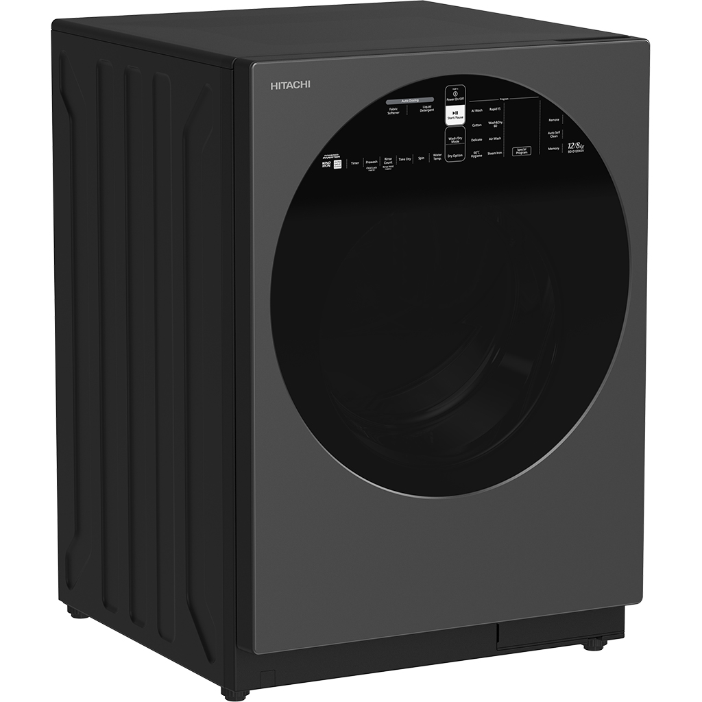 Máy giặt sấy Hitachi Inverter giặt 12 kg - sấy 8 kg BD-D120XGV MAG, giá tốt