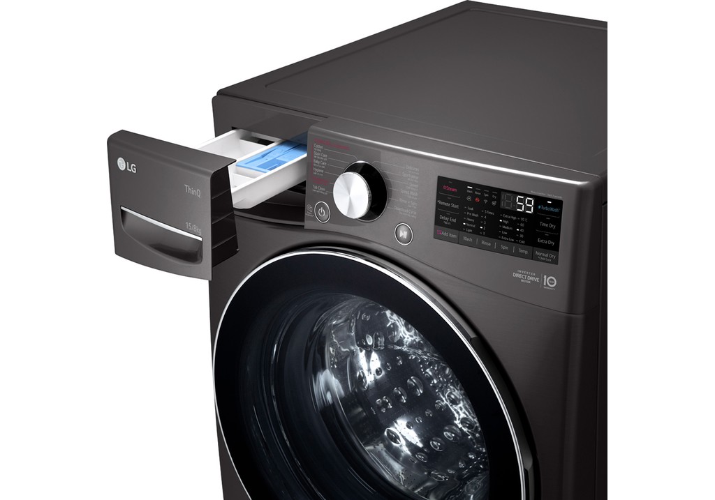 Máy giặt sấy LG inverter 15 kg F2515RTGB