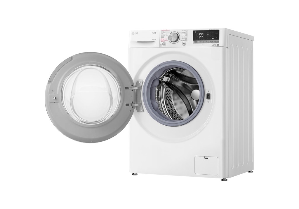 Máy giặt lồng ngang LG inverter 11kg + sấy 7kg FV1411D4W giá tốt
